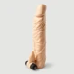 Teacă vibratoare realistă pentru penis S4, 20 cm - Culoare carne