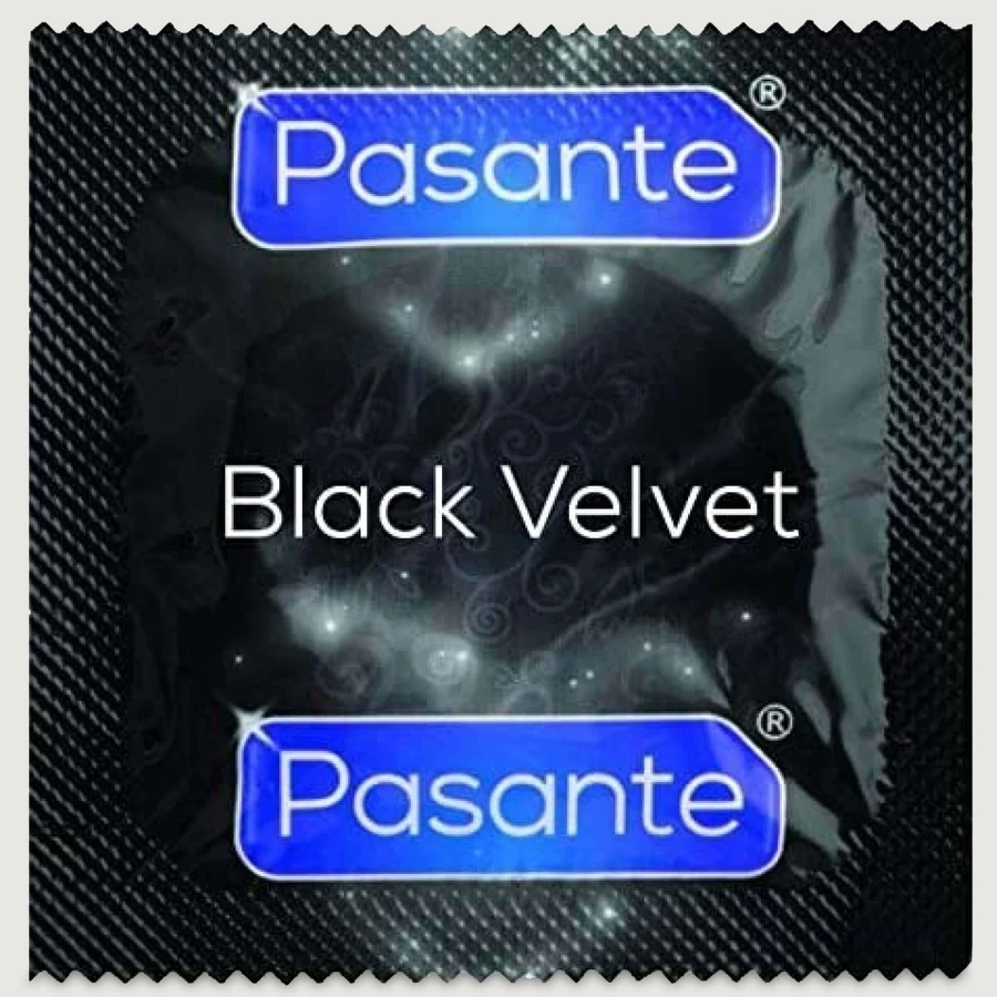 Pasante Black Velvet-condooms