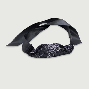 Lace Eye Mask - Black