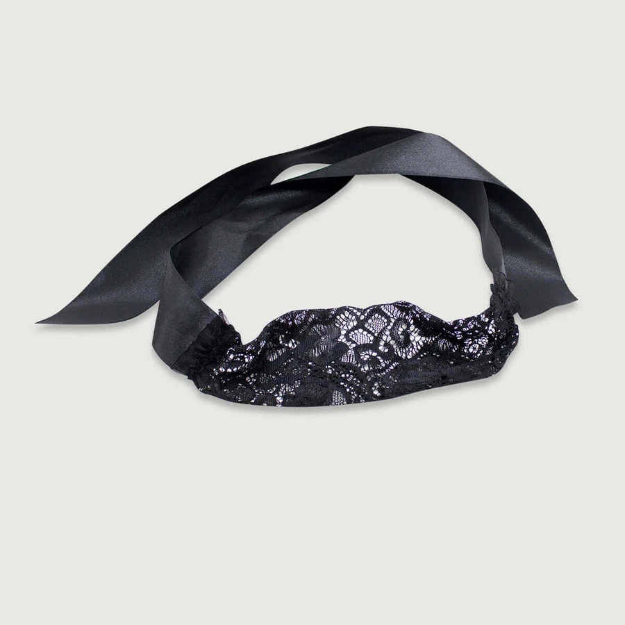 Lace Eye Mask - Black