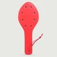 Spoon-Shaped Paddle With Wrist Strap - Red