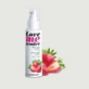 Love Me Tender Luscious &amp; Hot massageolie, met aardbeiengeur - 100 ml