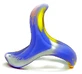 Triple Erector Hurricane Soft Silicone Cock Ring - Multicolored