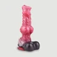 Huge Silicone Furry Wolf Dildo 27 x 9.5 cm - Red