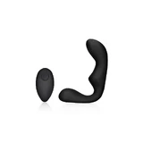Masseur prostatique vibrant pointu à télécommande - Noir
