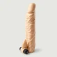 Realistic Vibrating Penis Sheath S4 20 cm - Flesh