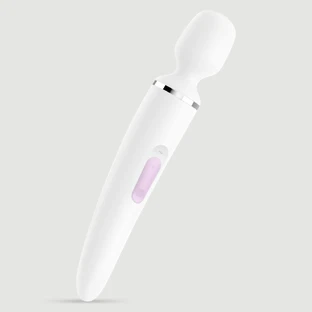 Vibrador de masaje Satisfyer Wand-er Women Wand - Blanco