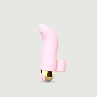 Vibromasseur de doigt en silicone « Touch Me » - Rose