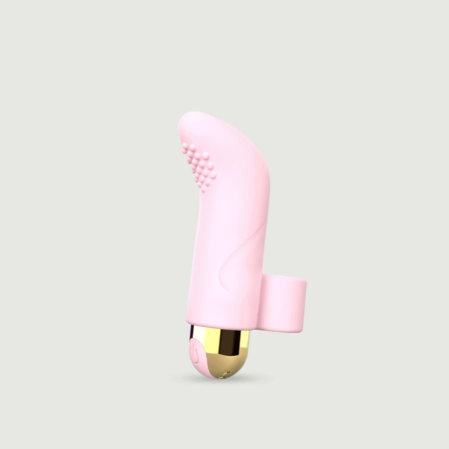 Vibromasseur de doigt en silicone « Touch Me » - Rose