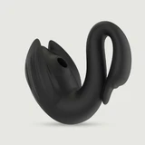 Estimulador vibrador con succión para el clítoris «Black Swan» - Negro