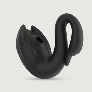 The Black Swan Clitoral Suction Vibrating Stimulator - Black