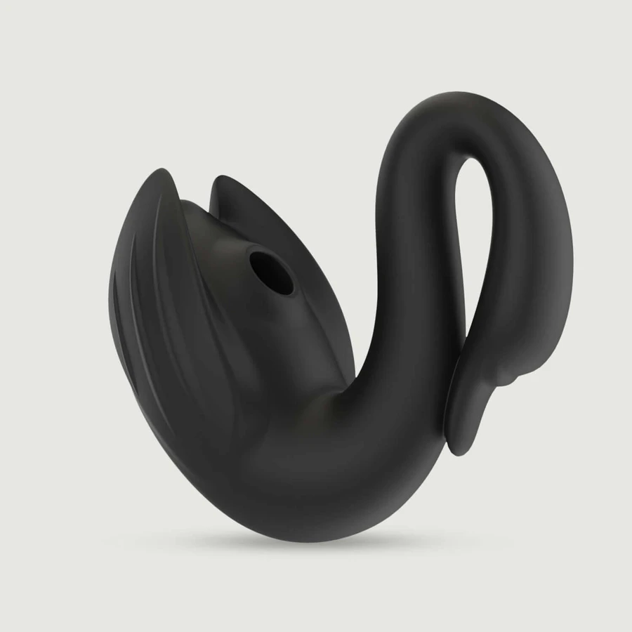 The Black Swan Clitoral Suction Vibrating Stimulator - Black