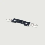 Leather Connector Bar for Wrists or Ankles - Black