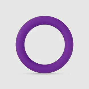 Inel anular din silicon rigid pentru bărbați, mărime mare – Violet