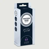Condones Mister Size Pure Feel de 69 mm - 10 unidades