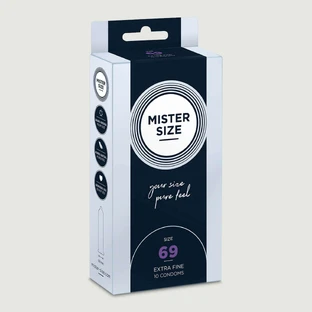 Mister Size Pure Feel-condooms 69 mm - 10 stuks