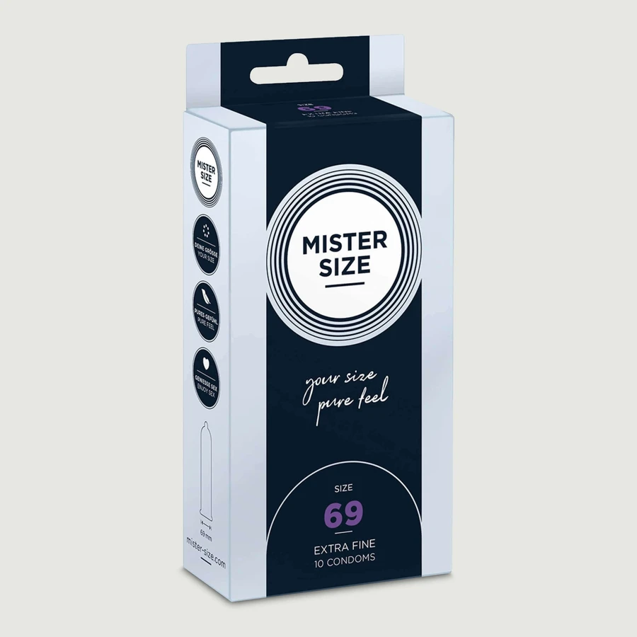 Mister Size Pure Feel-condooms 69 mm - 10 stuks