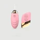 Wonderful Remote-Controlled Silicone Ribbed Vibrator - Pink