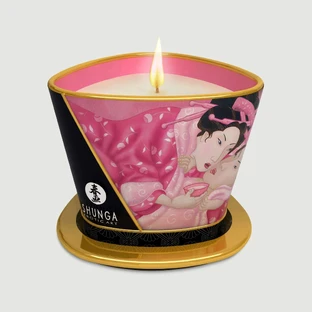 Shunga Massage Candle Roses - 200 ml