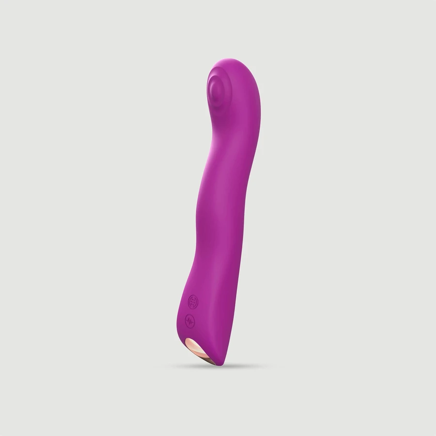 Swap Premium siliconen flexibele vibrator met 3 motoren en tikfunctie - Paars