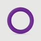 Men's Stiff Large Silicone Cock Ring - Purple