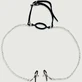 No. 35 Nipple Clamps with Open-Mouth Gag & Chain - Silver