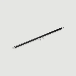 Barra separadora ajustable de acero negro - Negro