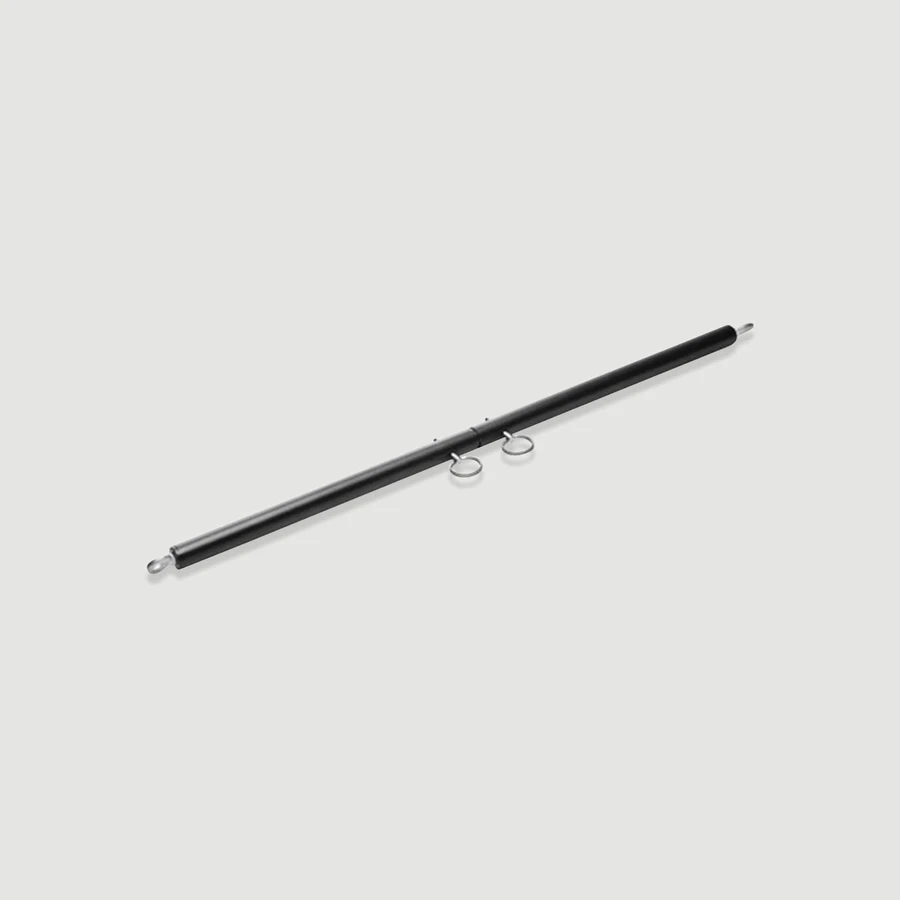 Barra separadora ajustable de acero negro - Negro