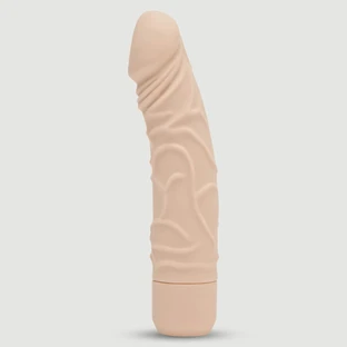 Classic Original Silicone Realistic Vibrator 2 - Nude