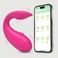 Vibromasseur haut de gamme en silicone Sexopolis Cleo, contrôlé par application - Rose