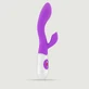 My First G Rabbit : vibromasseur rabbit rechargeable en silicone incurvé - Violet
