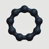 Anneau pénien nervuré en silicone « Maximize » - Noir