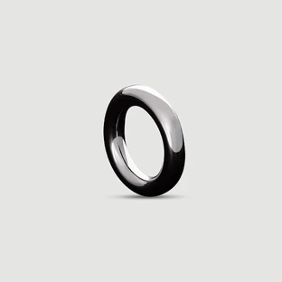 Round Wire Metal Cock Ring 10x35mm - Silver