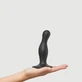 Curvy Plug: Kleiner Premium-Silikon-Dildo mit Saugnapf – Schwarz