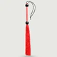 Mini Flogger with Plastic Handle and Thin Edges - Red
