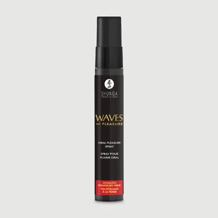 Shunga „Waves of Pleasure“ Stimulierendes Oralsex-Spray, Erdbeer-Champagner-Geschmack – 20 ml