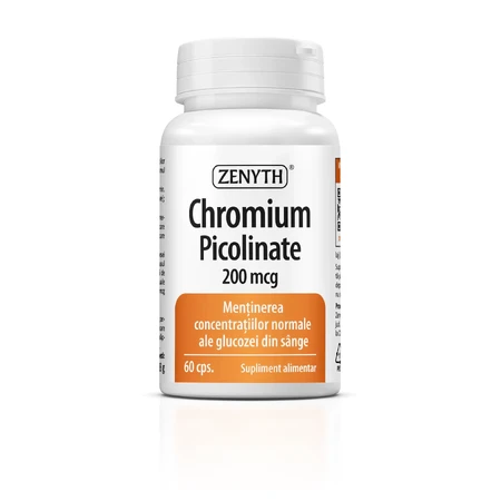 Chromium Picolinate 200 mcg, 60 capsules, Zenyth