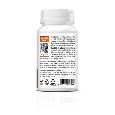 Chromium Picolinate 200 mcg, 60 capsules, Zenyth