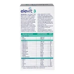 Elevit 3, multivitamines pour la période postnatale et l'allaitement, 2 x 30 gélules, Bayer
