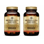 Solgar Bromelain 1000 GDU from Fresh Pineapple, 2x60 capsules