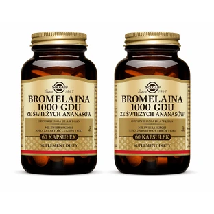 Solgar Bromelain 1000 GDU from Fresh Pineapple, 2x60 capsules