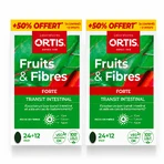 Ortis Fruits & Fibers Forte Tránsito intestinal 2x36 (24+12) comprimidos