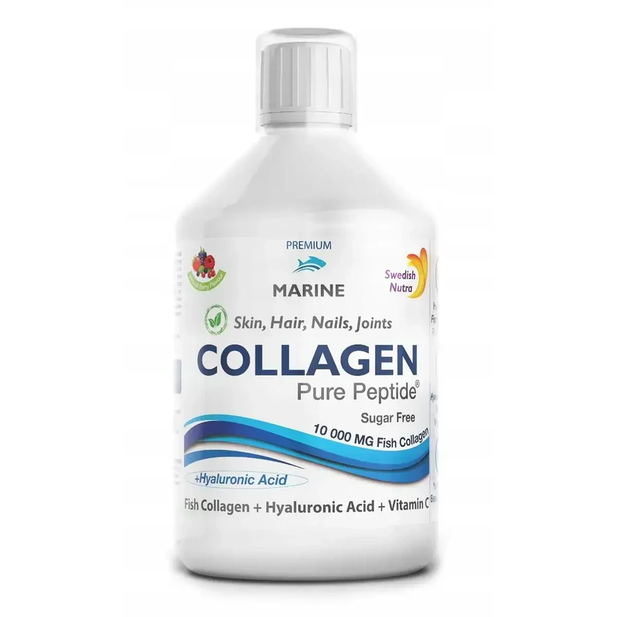 Colagen Marin Hidrolizat 10000mg, 2x500 ml, Swedish Nutra
