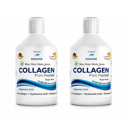 Colagen Marin Hidrolizat 10000mg, 2x500 ml, Swedish Nutra