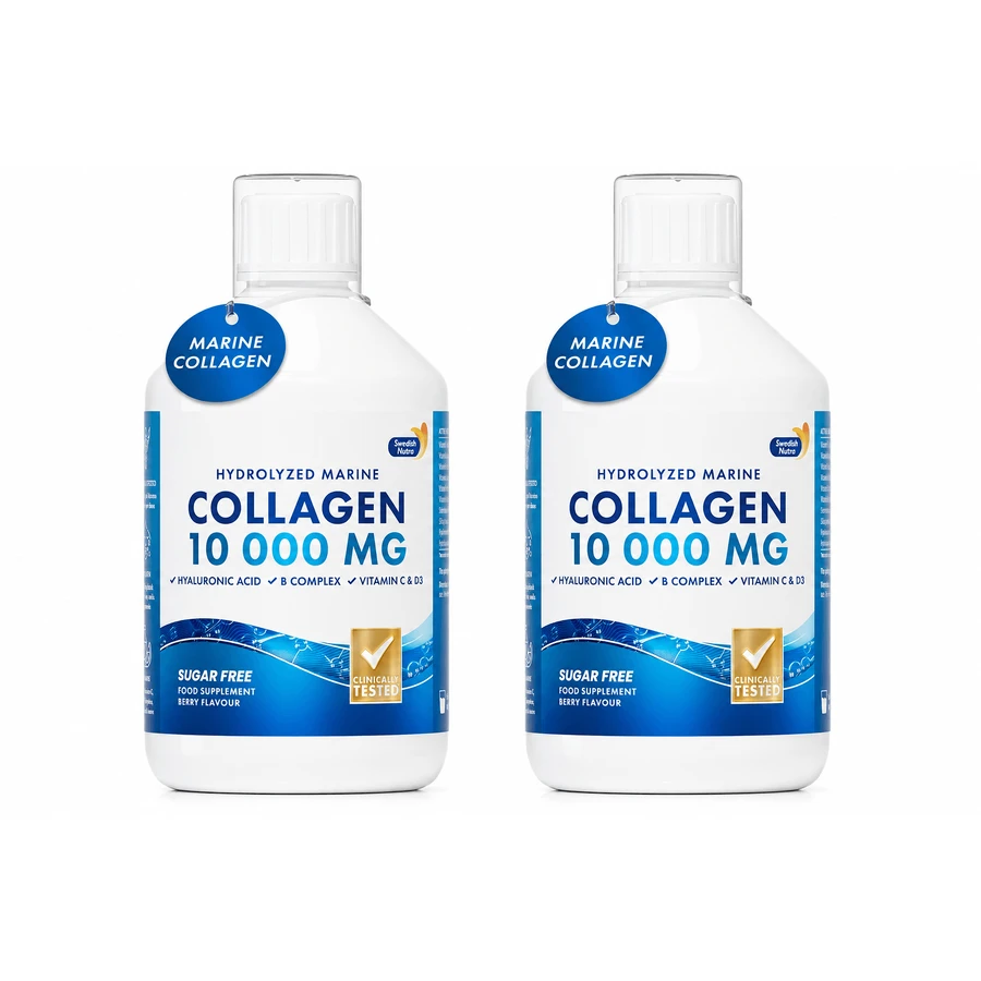 Colagen Marin Hidrolizat 10000mg, 2x500 ml, Swedish Nutra