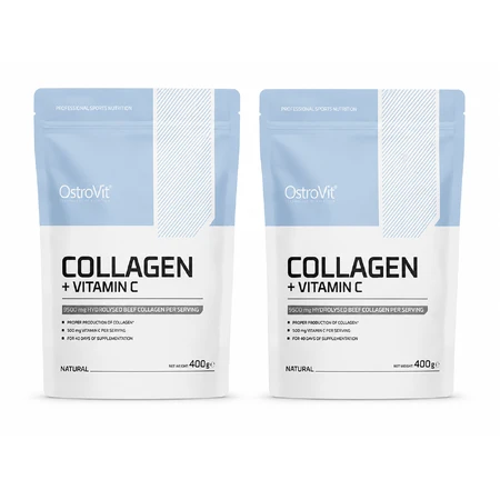Kollagen + natürliches Vitamin C, 2 × 400 g, OstroVit