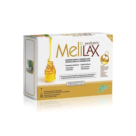 MeliLax microklisma's met propolis Pediatrisch, 3x6 stuks, Aboca