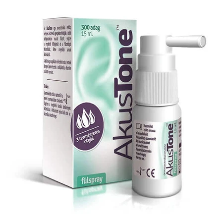 Akustone, ear spray, 3x15 ml