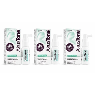 Akustone, ear spray, 3x15 ml
