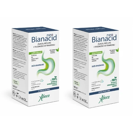 NeoBianacid Arsuri la stomac, reflux și dificultăți digestive, 2x70 pastiluțe